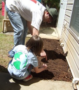 2013 Spring - Planting Bush Beans